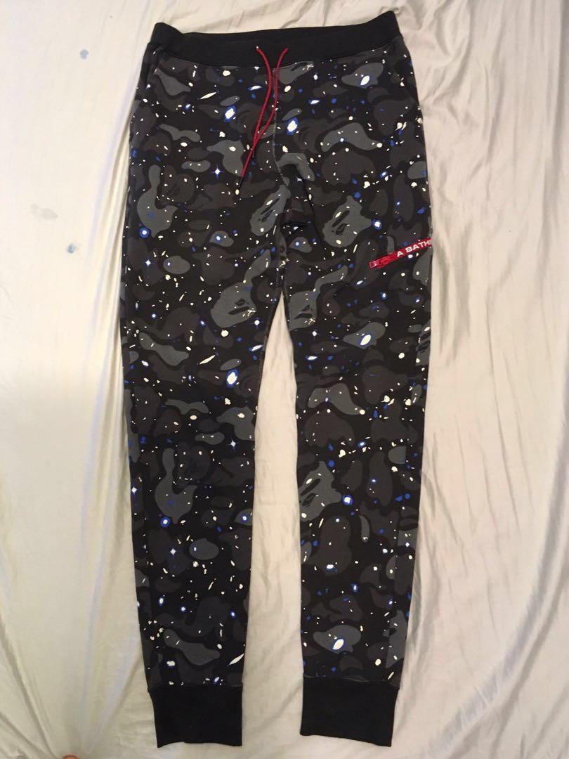 bape space camo sweatpants