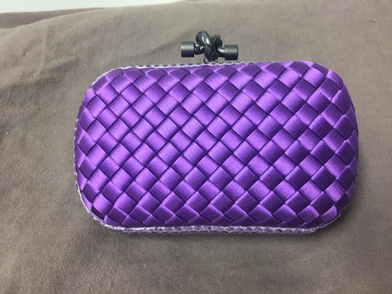 Bottega veneta on sale purple clutch