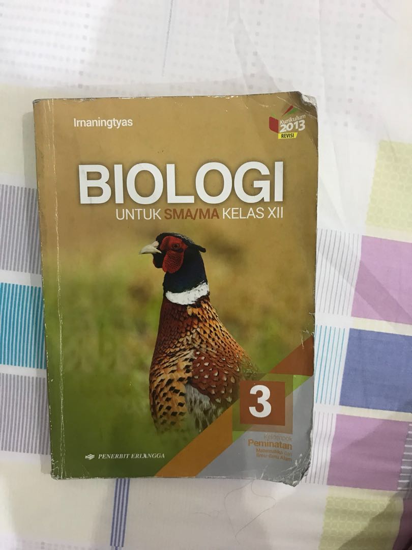 Buku biologi SMA kelas 12 XII, Buku & Alat Tulis, Buku Pelajaran di