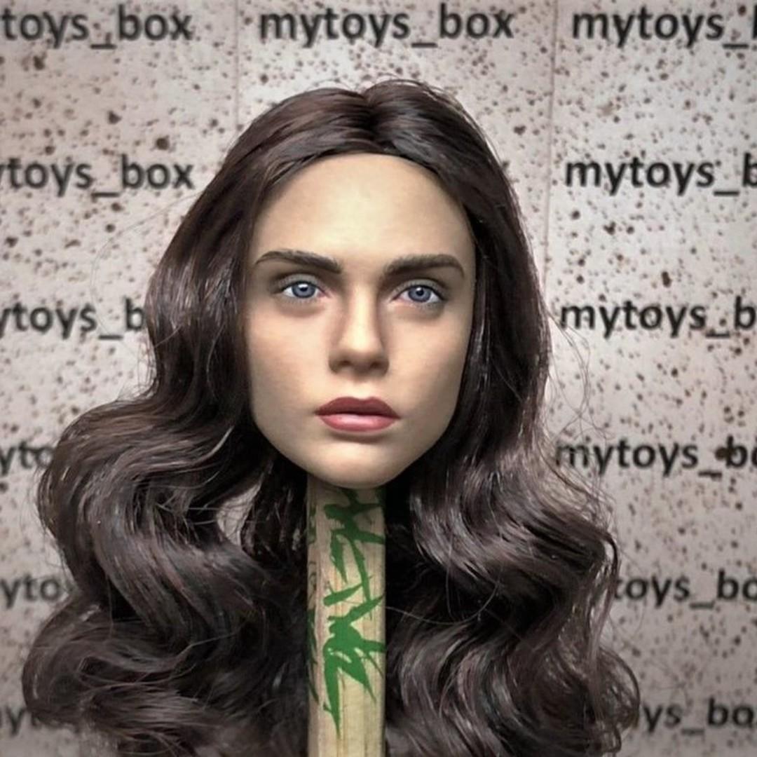 Cara Delevingne Verycool Villa Custom Made Brunette Head