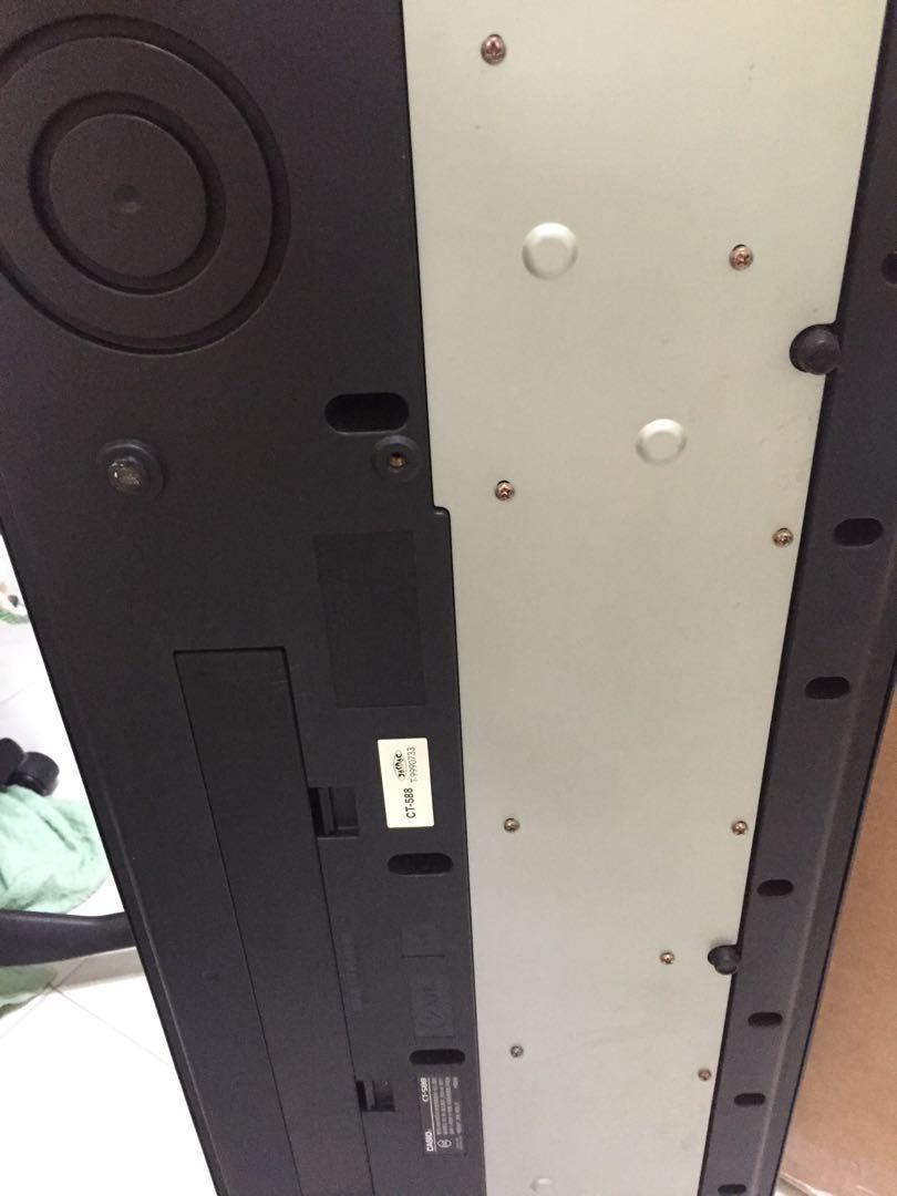 Casio Keyboard CT588 with attachment of small musics stand, Hobbies