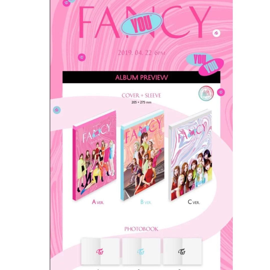 Closed Twice 7th Mini Album Fancy You Korea Album