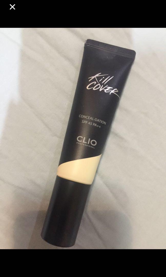 Clio concealdation 02 lingerie (Category: Makeup) located in Quezon City. Submitted by shopnkeep (Listing ID 223389630, Image 2). Description: Swatched only. 99 percent full Shade 02: lingerie Mop: bpi bdo Shipping: c/o buyer.