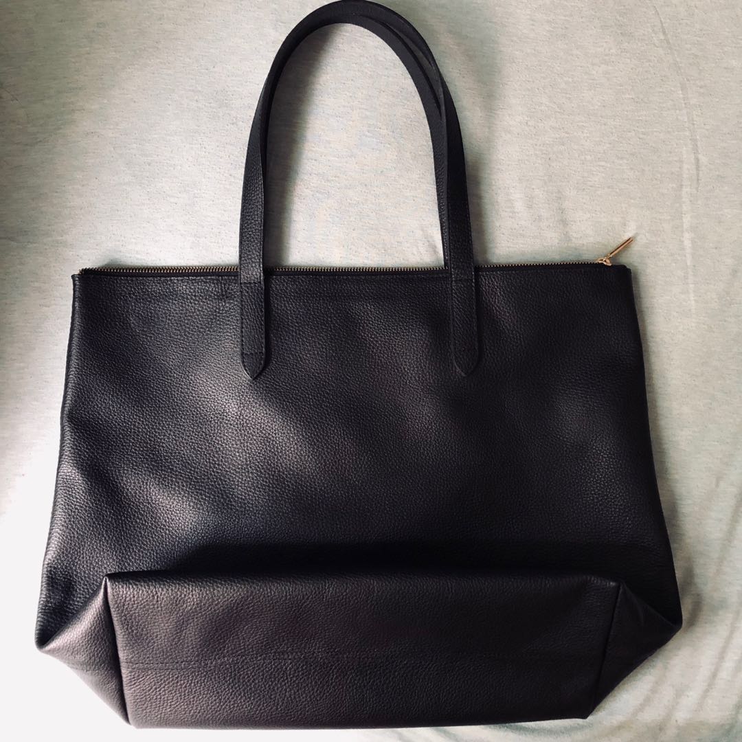 Cuyana leather zip tote Women s Fashion Bags Wallets Tote