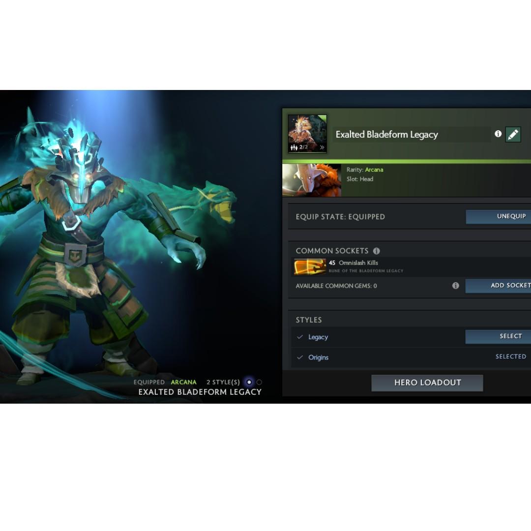 Dota 2 Arcana Juggernaut Toys Games Video Gaming In