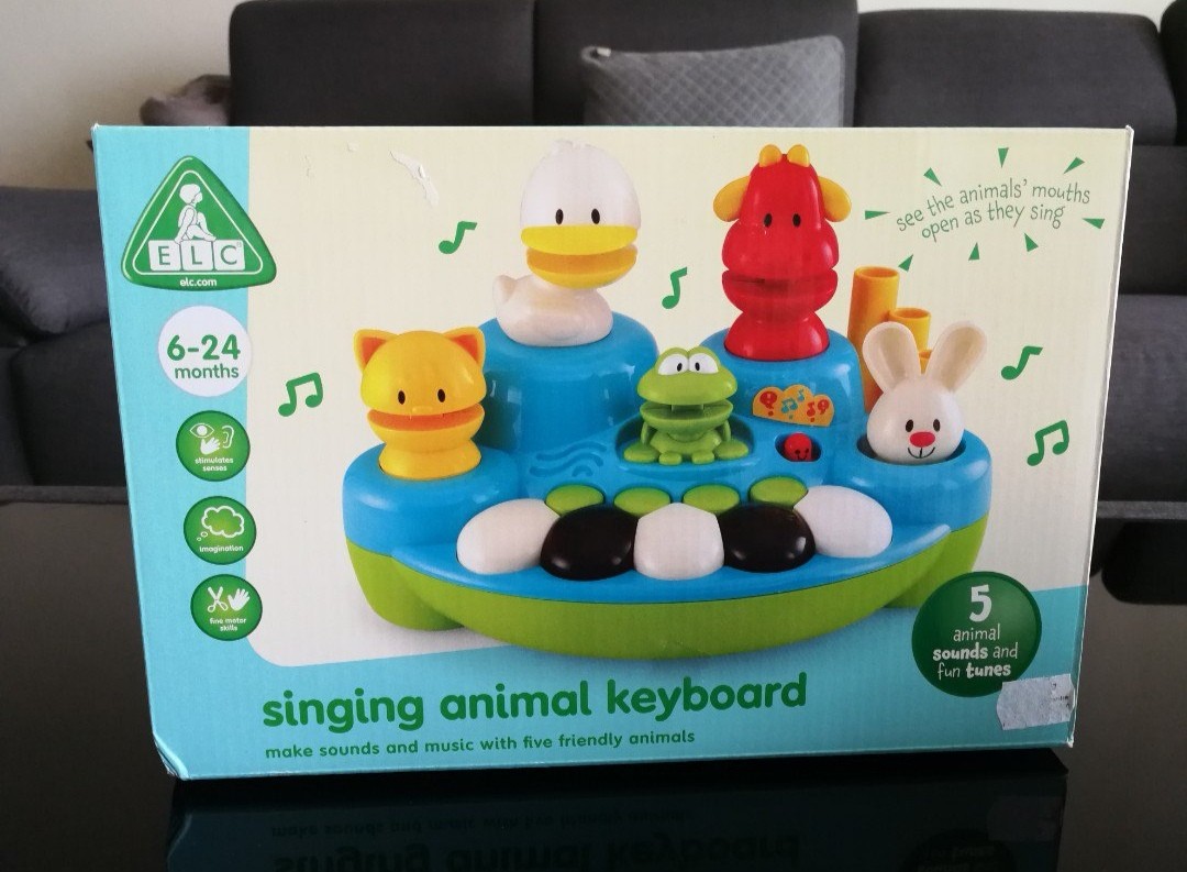 Elc singing outlet animal keyboard
