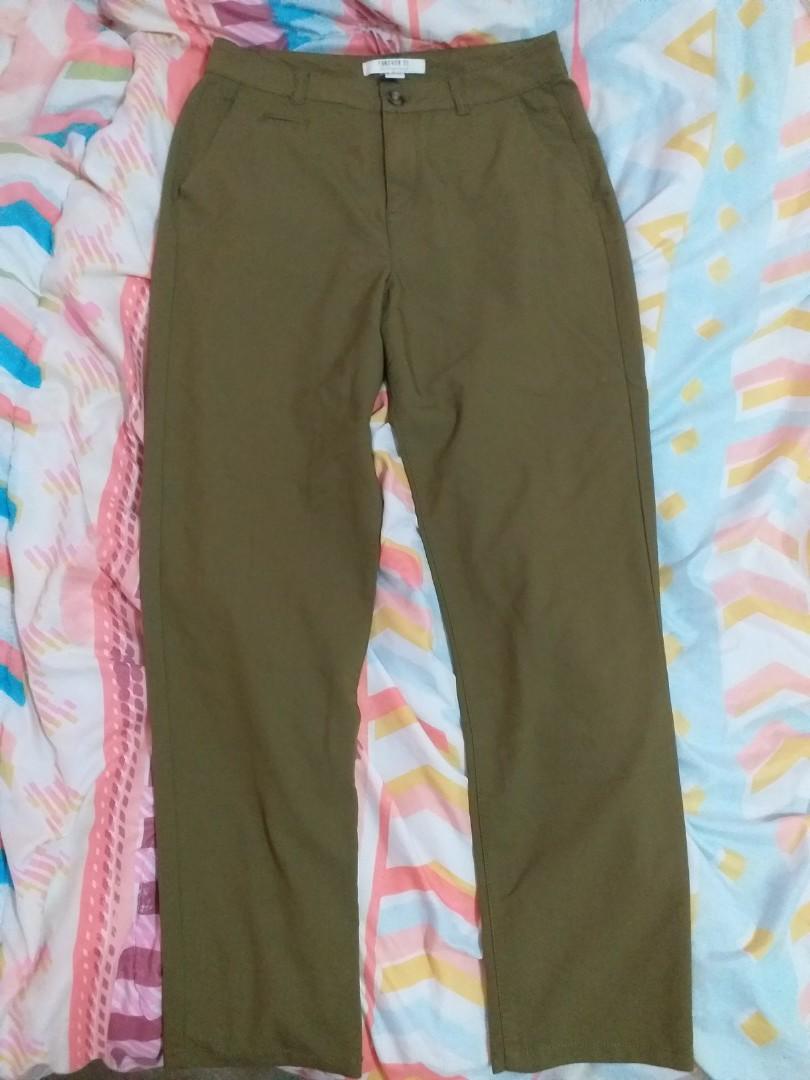 Buy Olive Green Trousers  Pants for Women by Forever 21 Online  Ajiocom