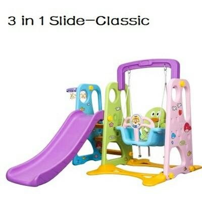 kids swing and slide