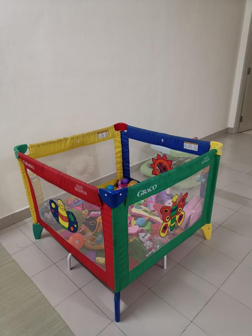Graco portable playard, Babies & Kids, Baby Nursery & Kids Furniture ...