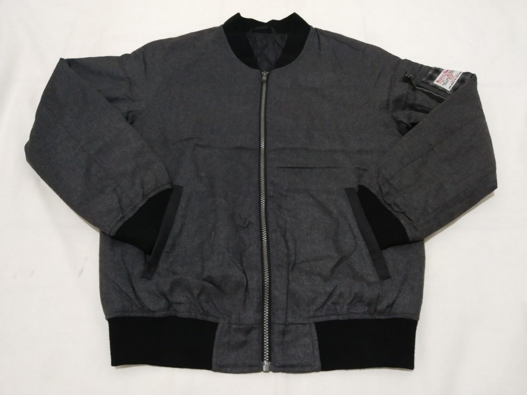harris tweed bomber jacket
