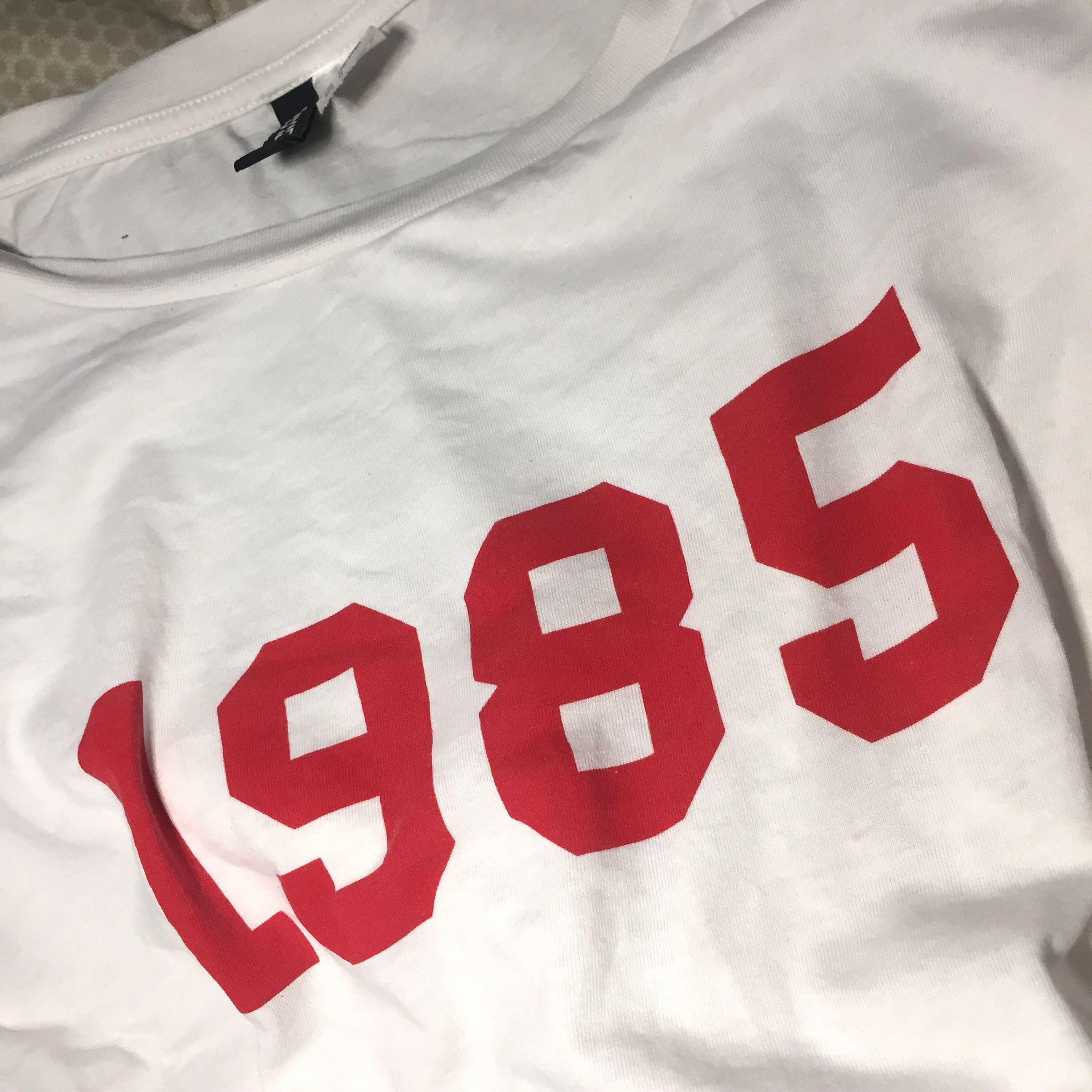 1985 2025 shirt h&m