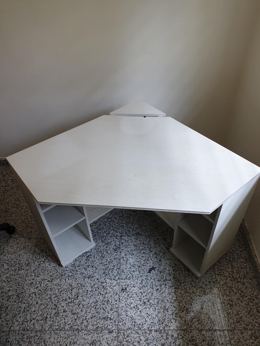 Ikea Corner Desk/ Table, Furniture & Home Living, Furniture, Tables & Sets on Carousell