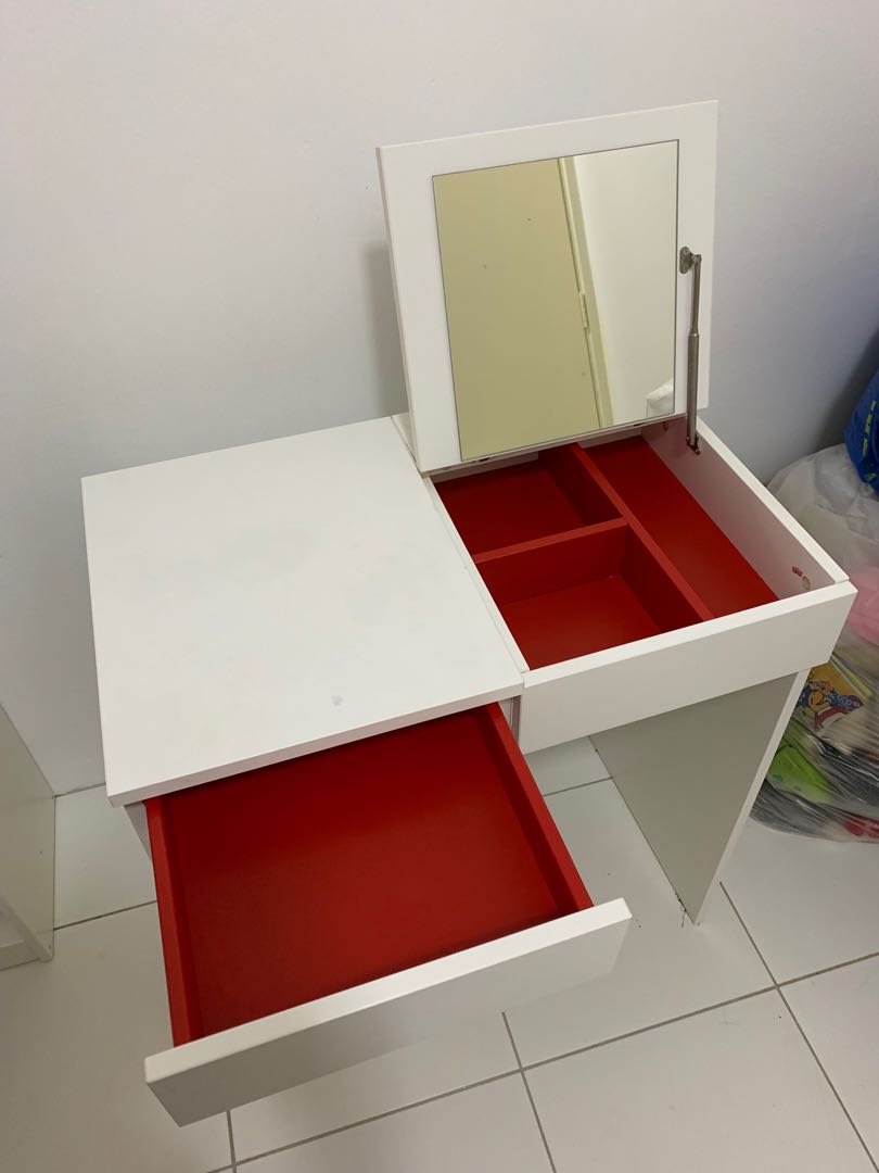 Ikea Meja Solek Dressing Table Brimnes Home Furniture Furniture On Carousell