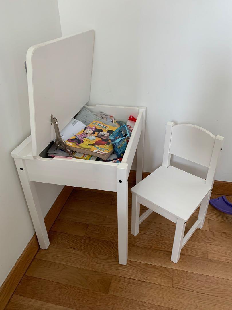 Ikea Toddler Desk and Chair, Babies & Kids, Baby Nursery & Kids