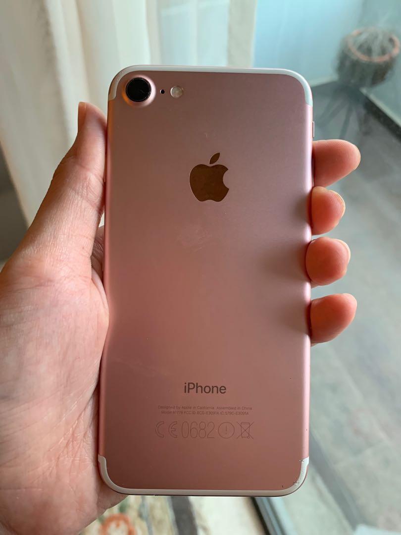 Iphone 7s rose gold 32gb Mobile Phones Gadgets Mobile Phones iPhone iPhone 7 Series on Carousell