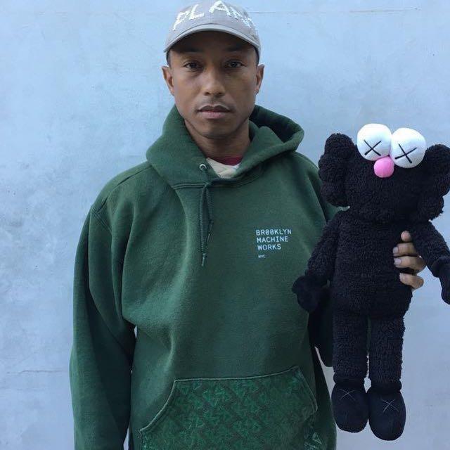 kaws black plush