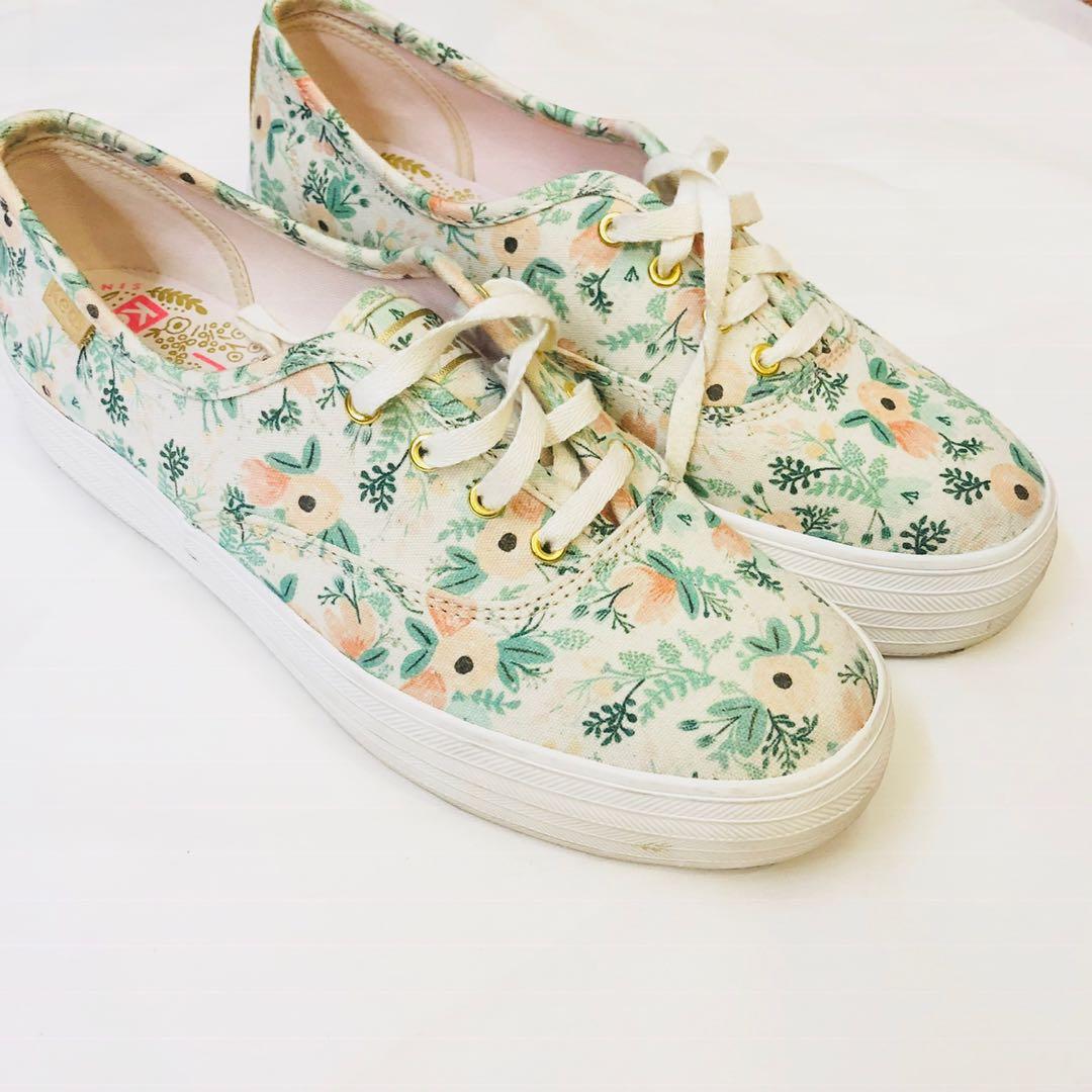 floral sneakers