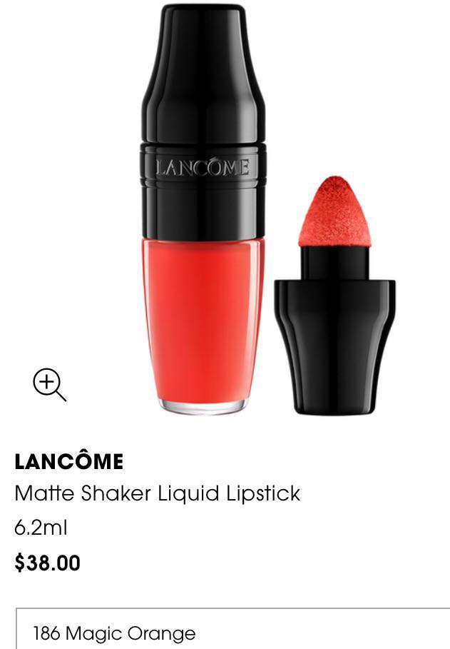 Lancome Matte Shaker Liquid Lipstick Health Beauty Makeup On
