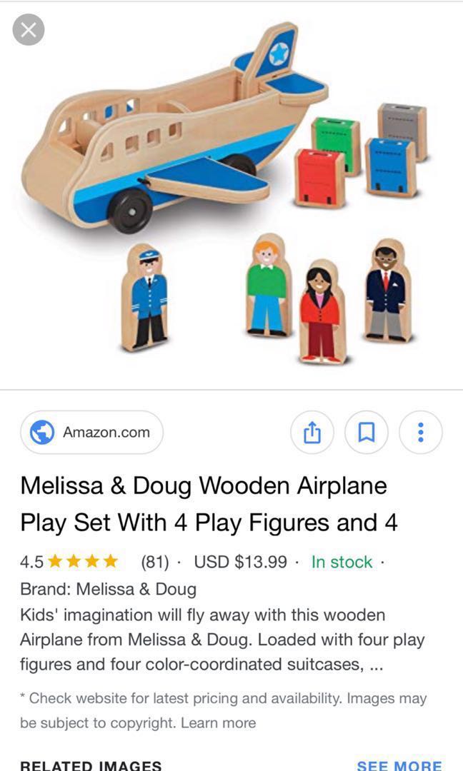 melissa doug airplane