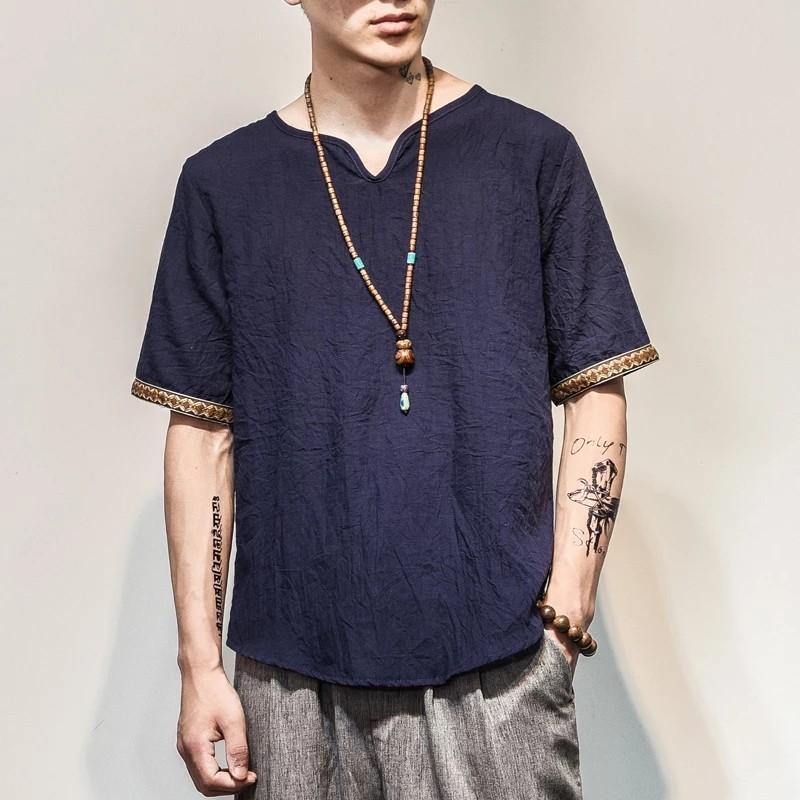 T Shirt Thin Fabric Chinese Traditional 