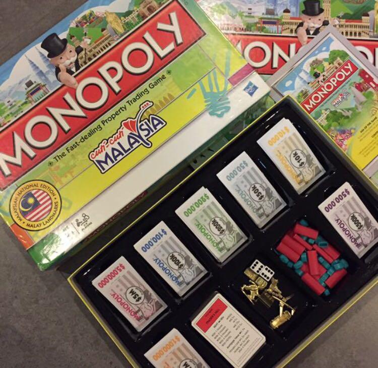 Monopoly Cuti Cuti Malaysia Limited Edition Toys Games Board Games Cards On Carousell
