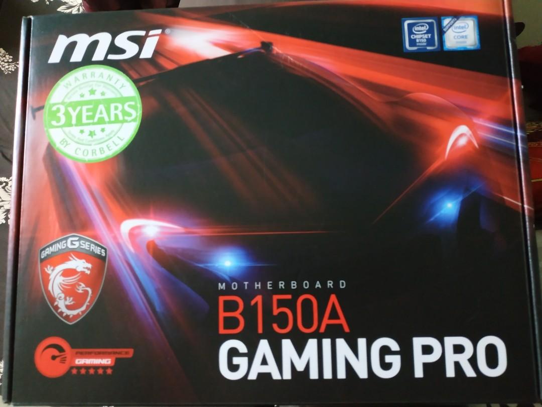 Msi B150a Gaming Pro Electronics Computers Others On Carousell