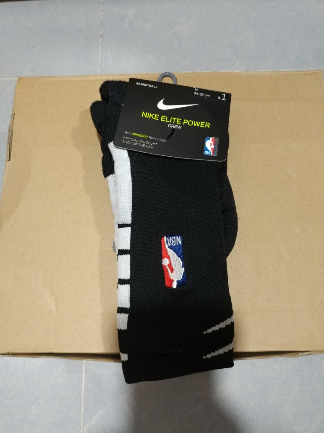 Nike Elite Power NBA crew socks 籃球襪 