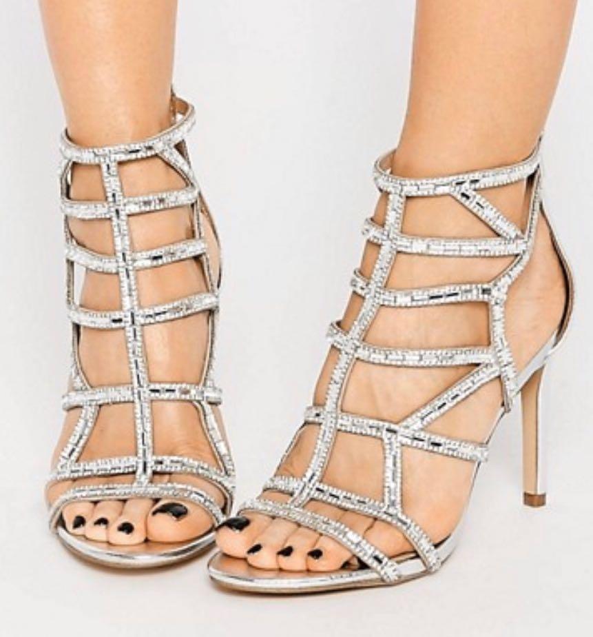 Aldo caged heels discount