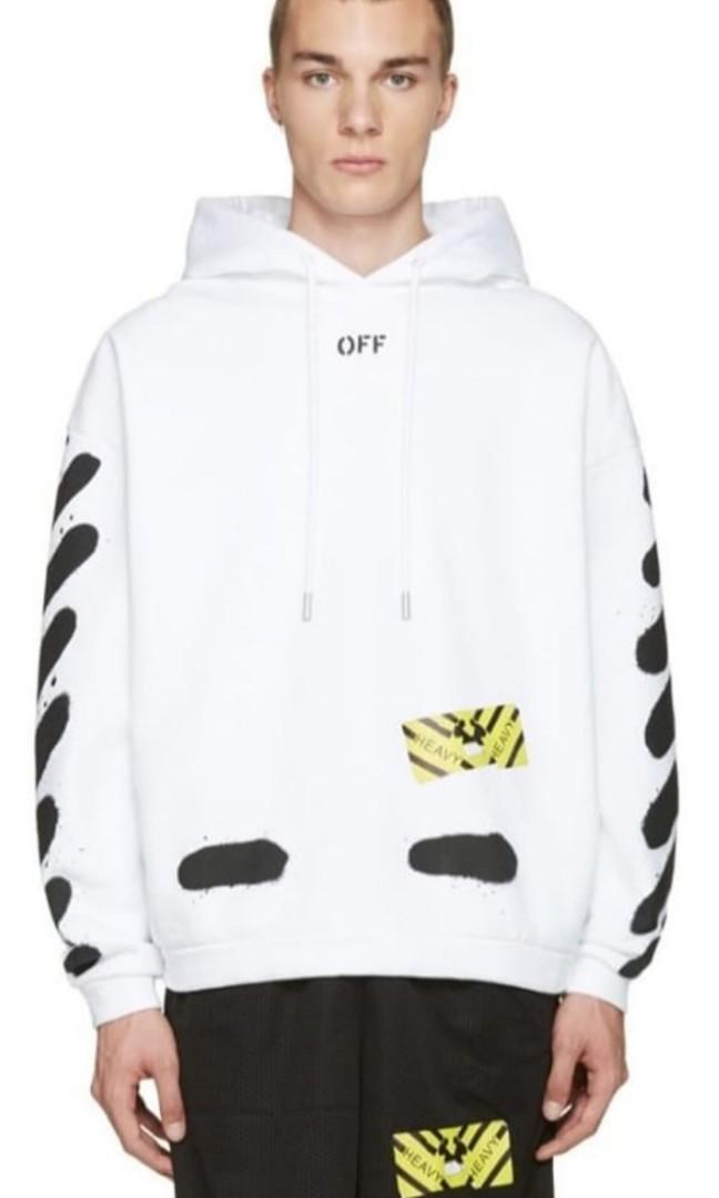 Off white hoodie spray online