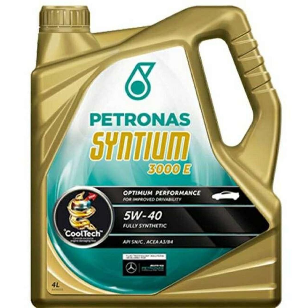 Petronas Syntium 3000 5w 40 100 Original 4 Litre Auto Accessories On Carousell