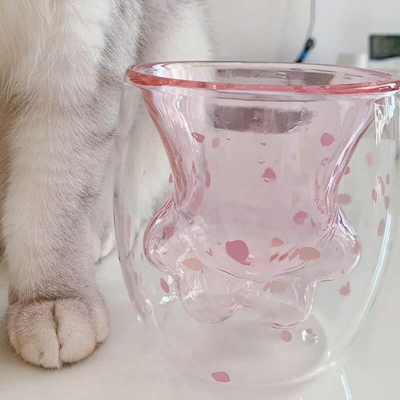 Pink Japan Sakura Cat S Paw Starbucks Cup Home Appliances