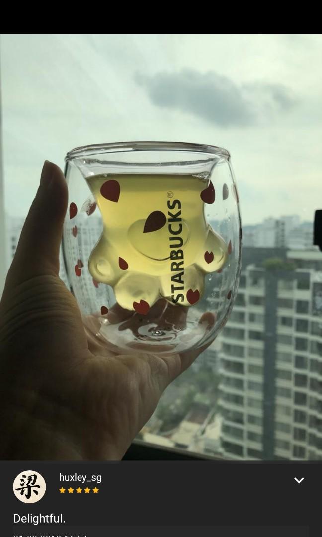 Pink Japan Sakura Cat S Paw Starbucks Cup Home Appliances