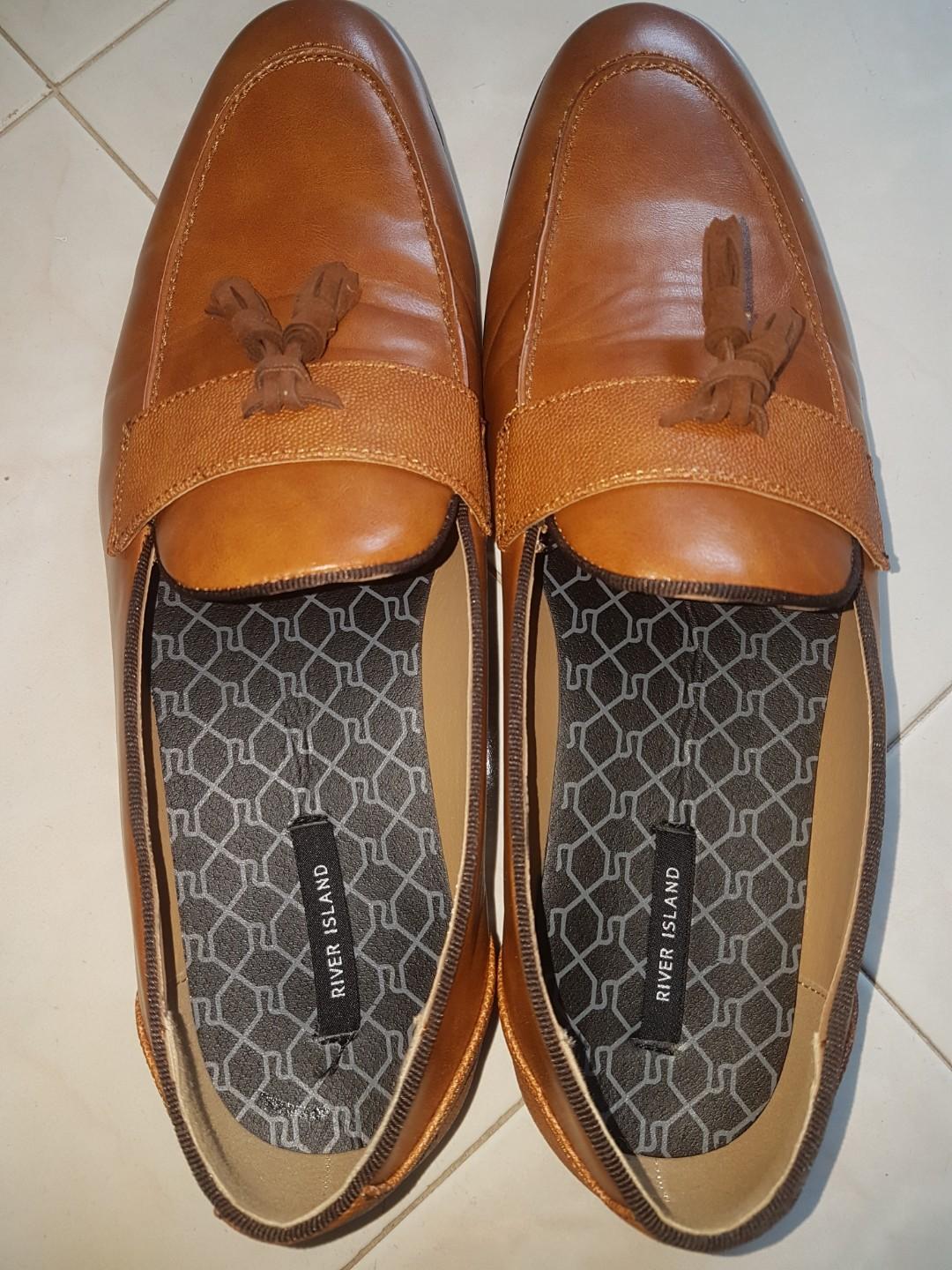 River island tan loafers clearance