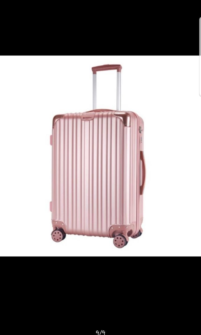 black gold suitcase