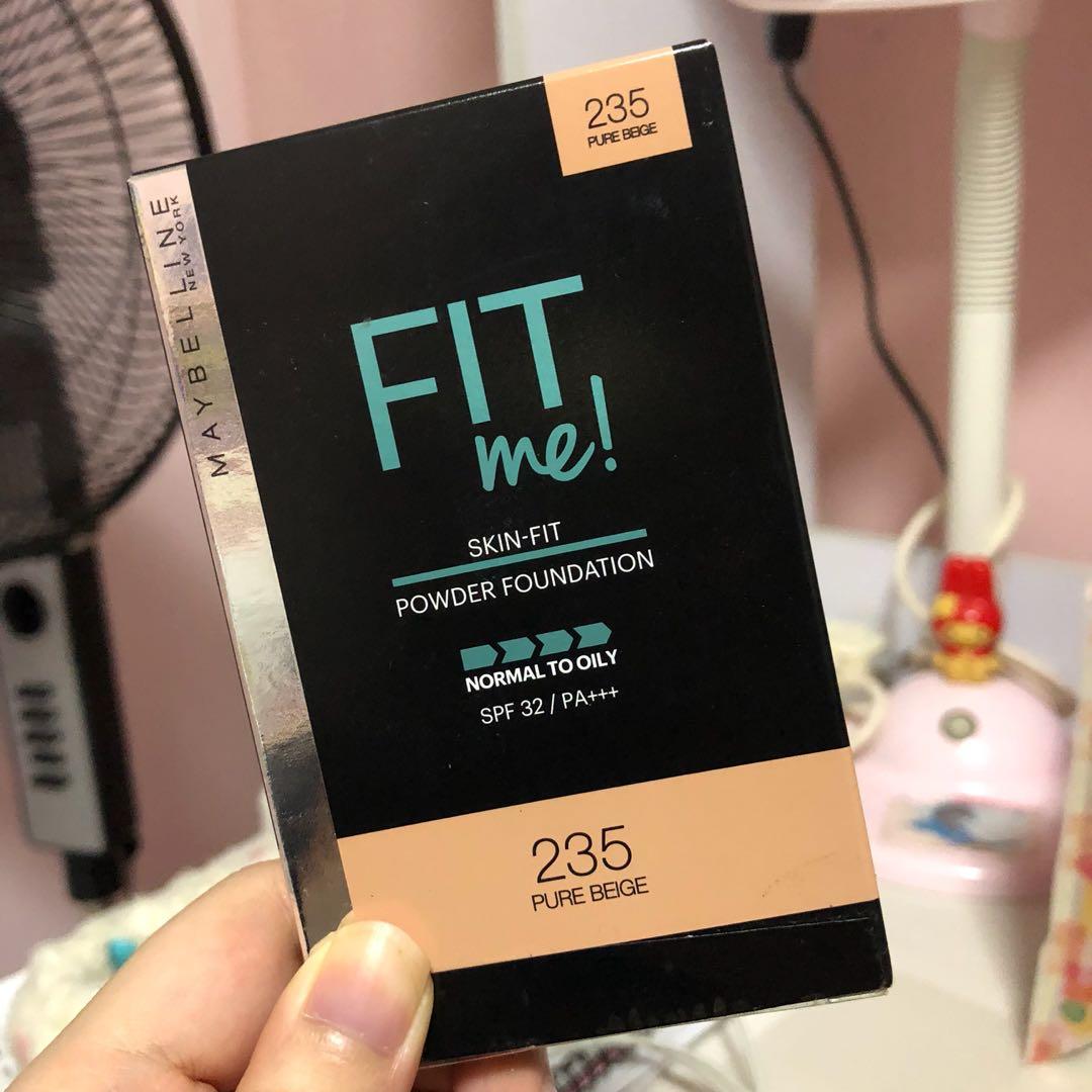 Sealed Instock Maybelline Fit Me Skin Fit Powder Foundation Health Beauty Makeup On Carousell