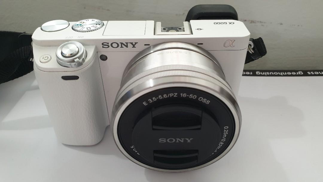 Sony A6000 Kit with Lens and Accessories, Photography, Cameras on Carousell