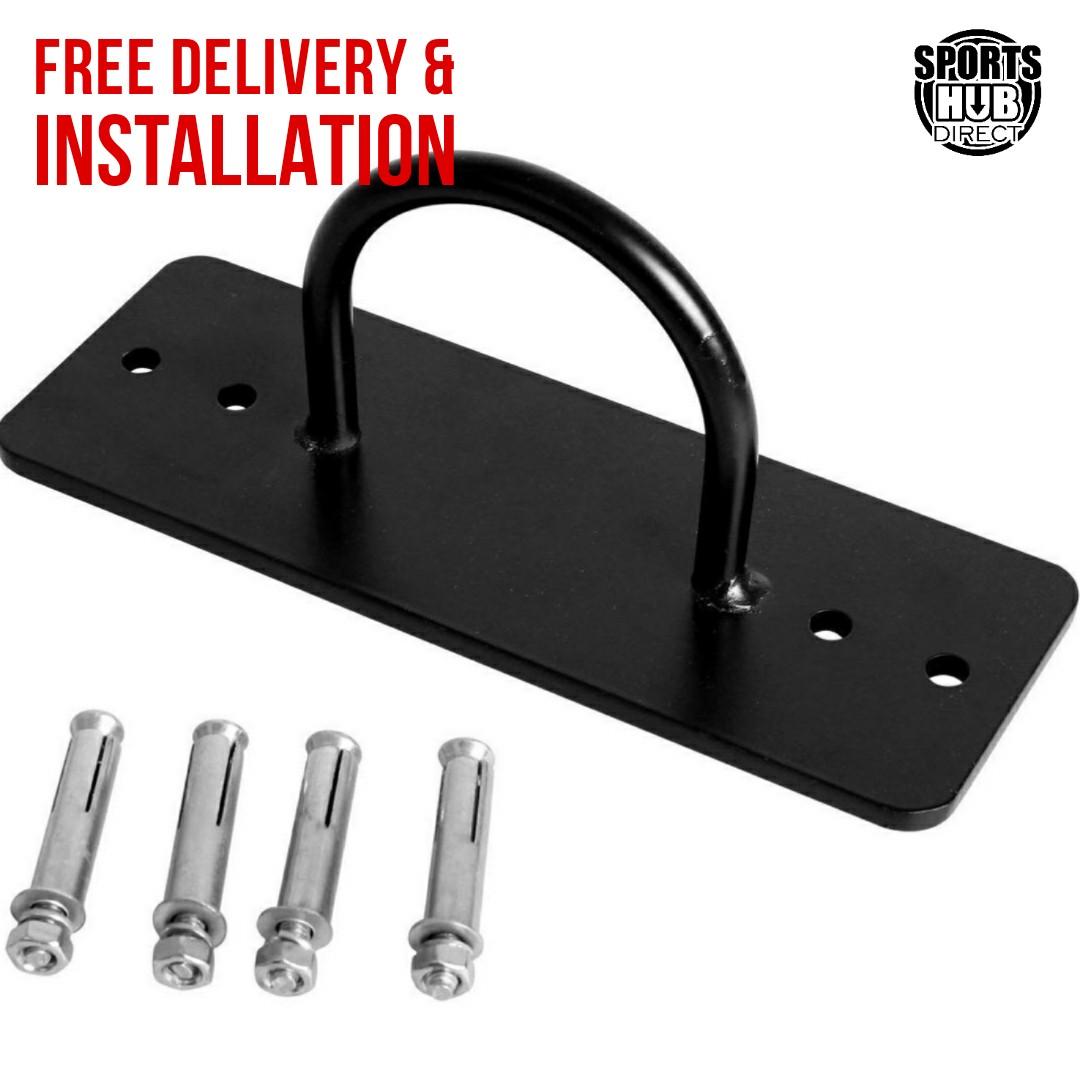 Battle Rope Anchor - Wall Or Ceiling Mount For 38mm Ropes & Suspension Straps