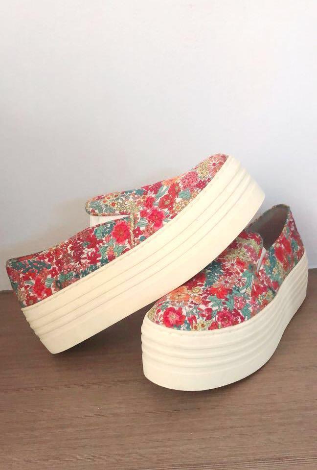 steve madden floral sneakers