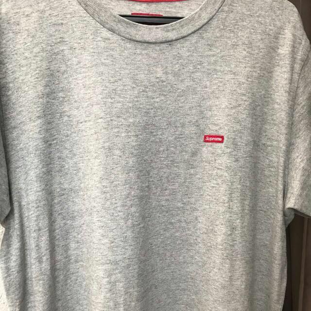 Supreme Small Box Logo T Shirt Grey Men S Fashion Clothes Tops On Carousell