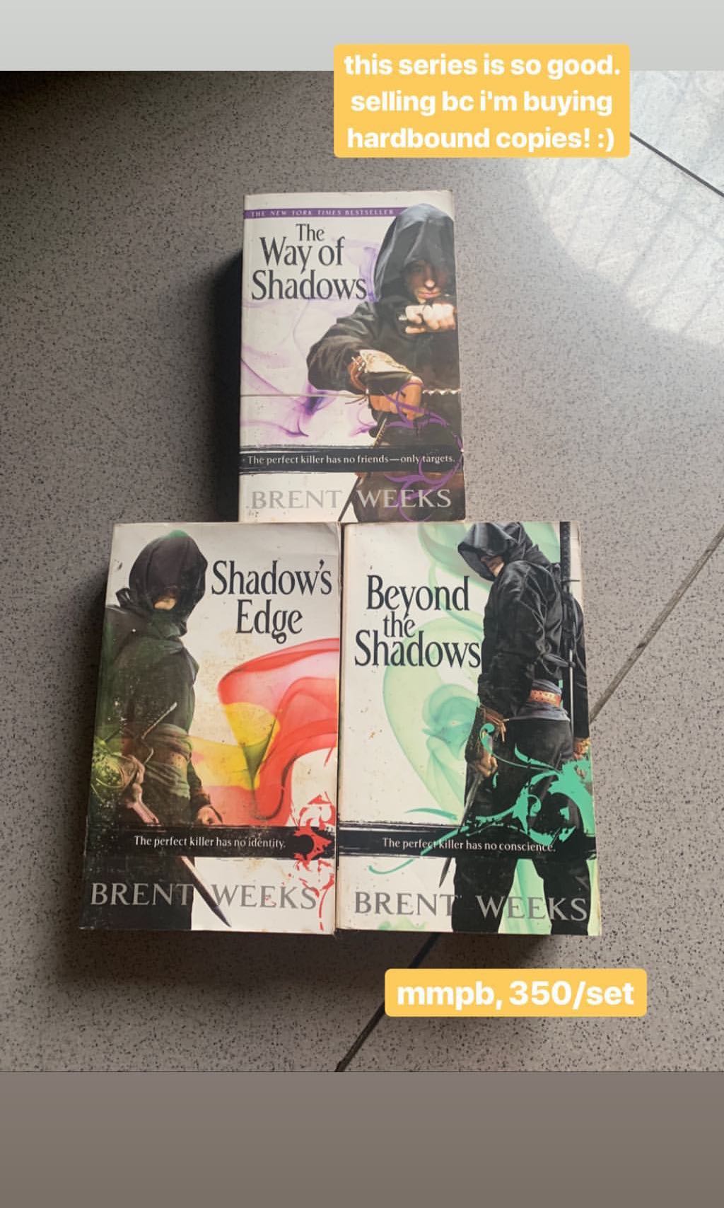 The Way Of Shadows By Brent Weeks Set Ya Books Young Adult Book Books Books On Carousell