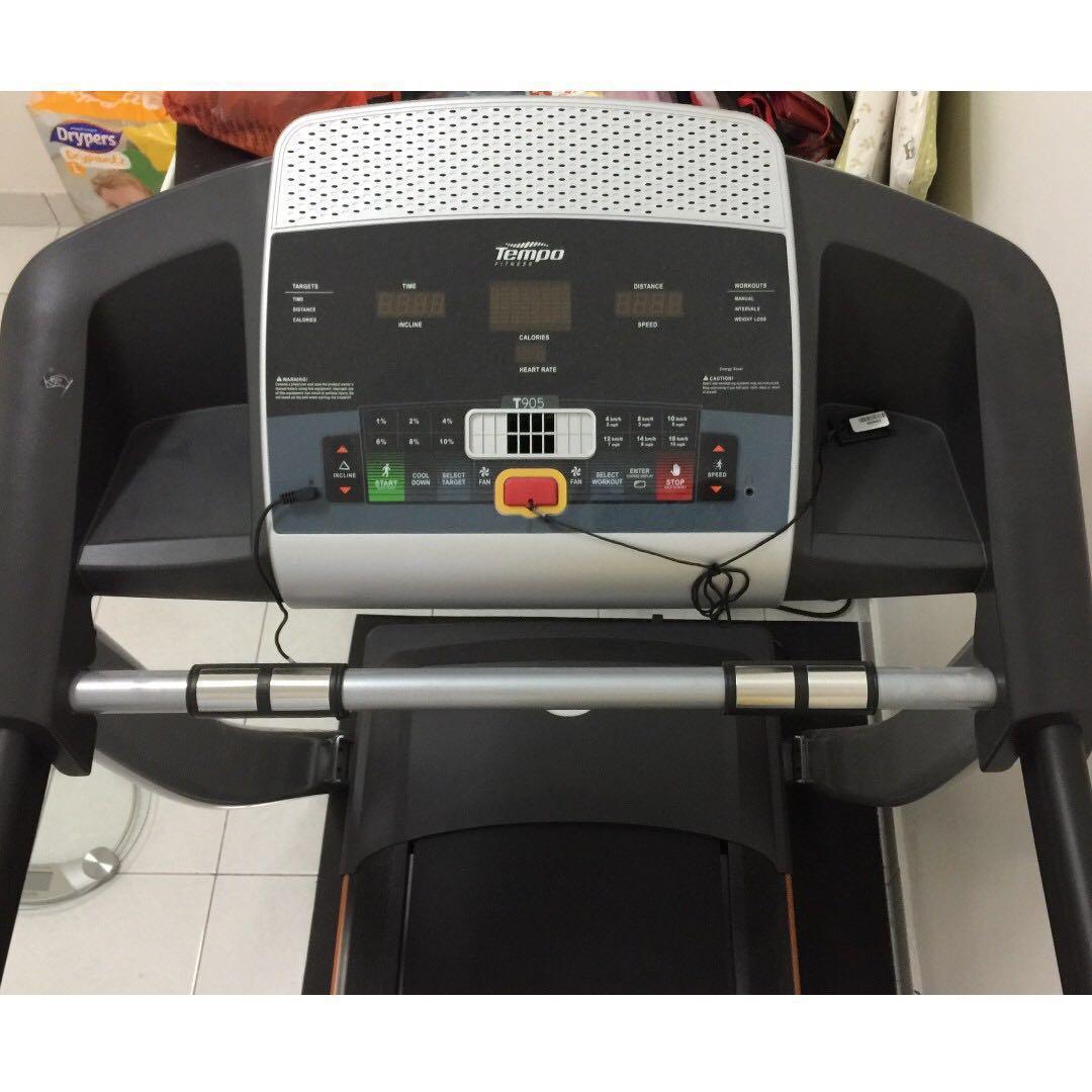 Tempo t904 outlet treadmill