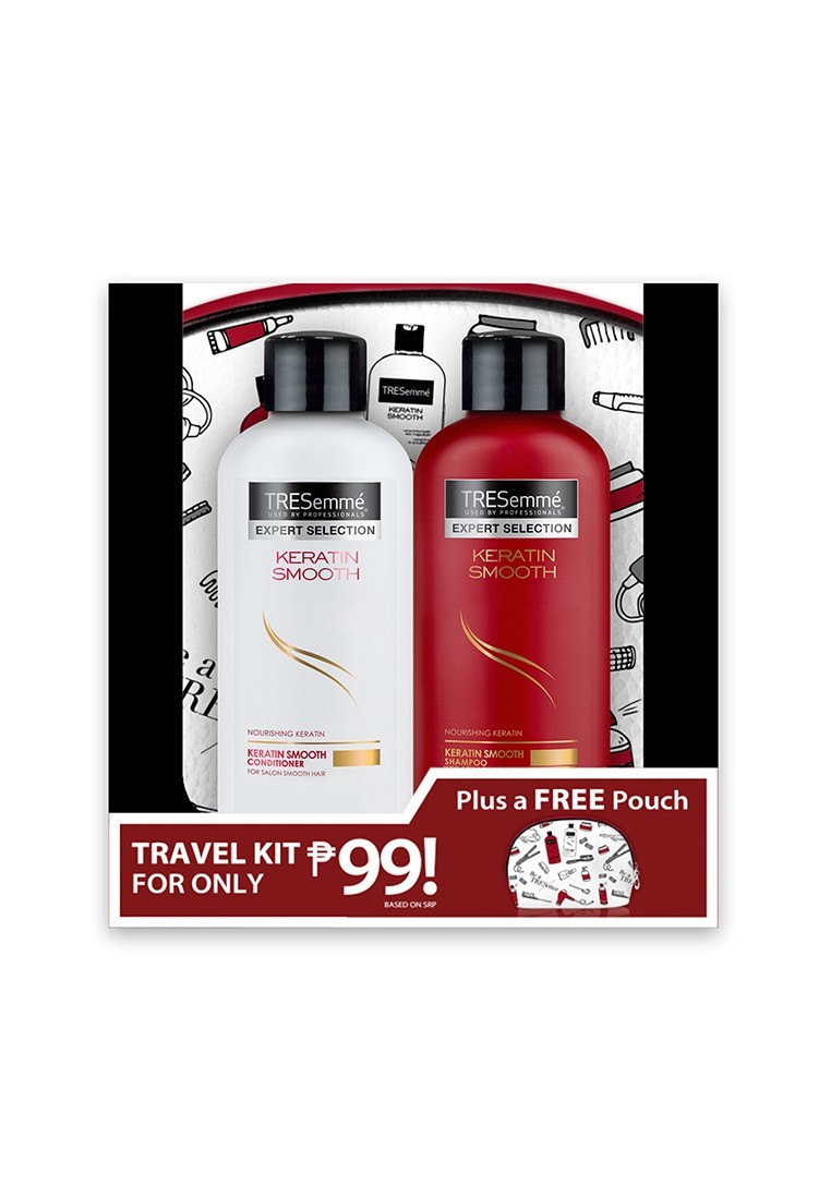 Tresemme Keratin Smooth Shampoo and Conditioner Travel Kit with