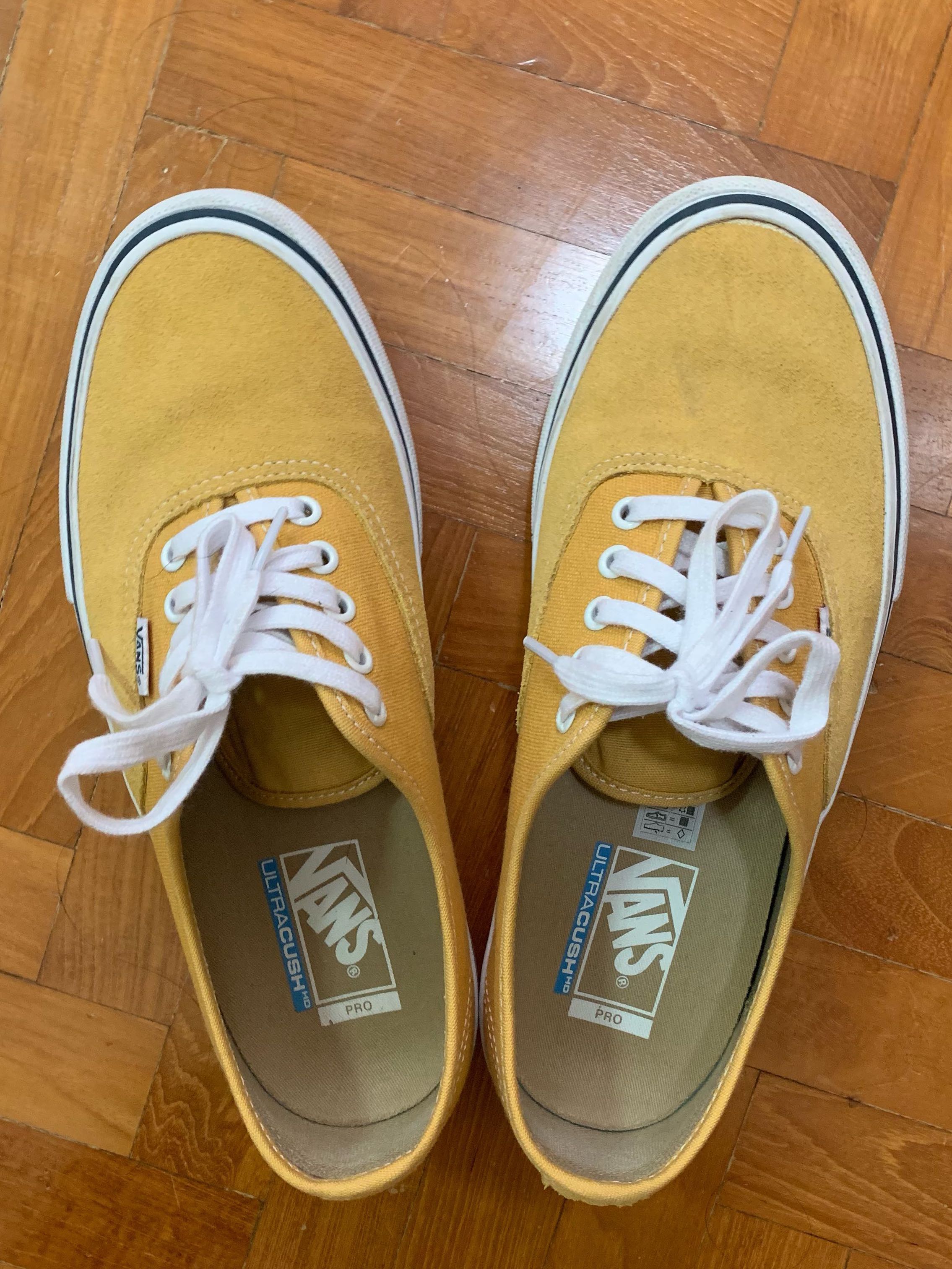 mustard yellow vans shoes