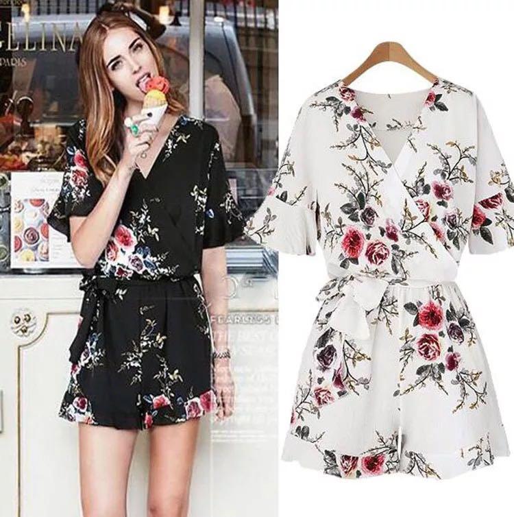 women's chiffon jumpsuits