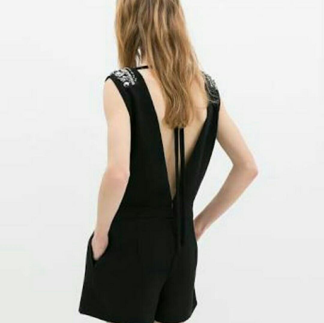 backless jumpsuit zara
