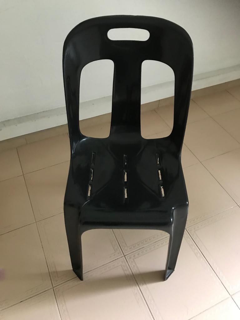 1 Plastic Chair To Be Given Away For Free Blessing Furniture Photo