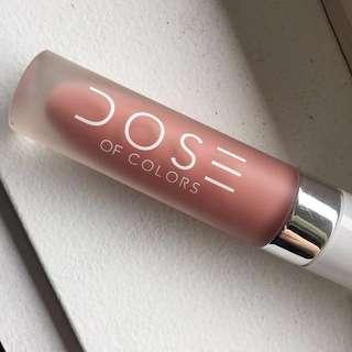 ✨RAYA SALES✨Brand New Dose of Colors Liquid Matte Lipstick - Bare With Me