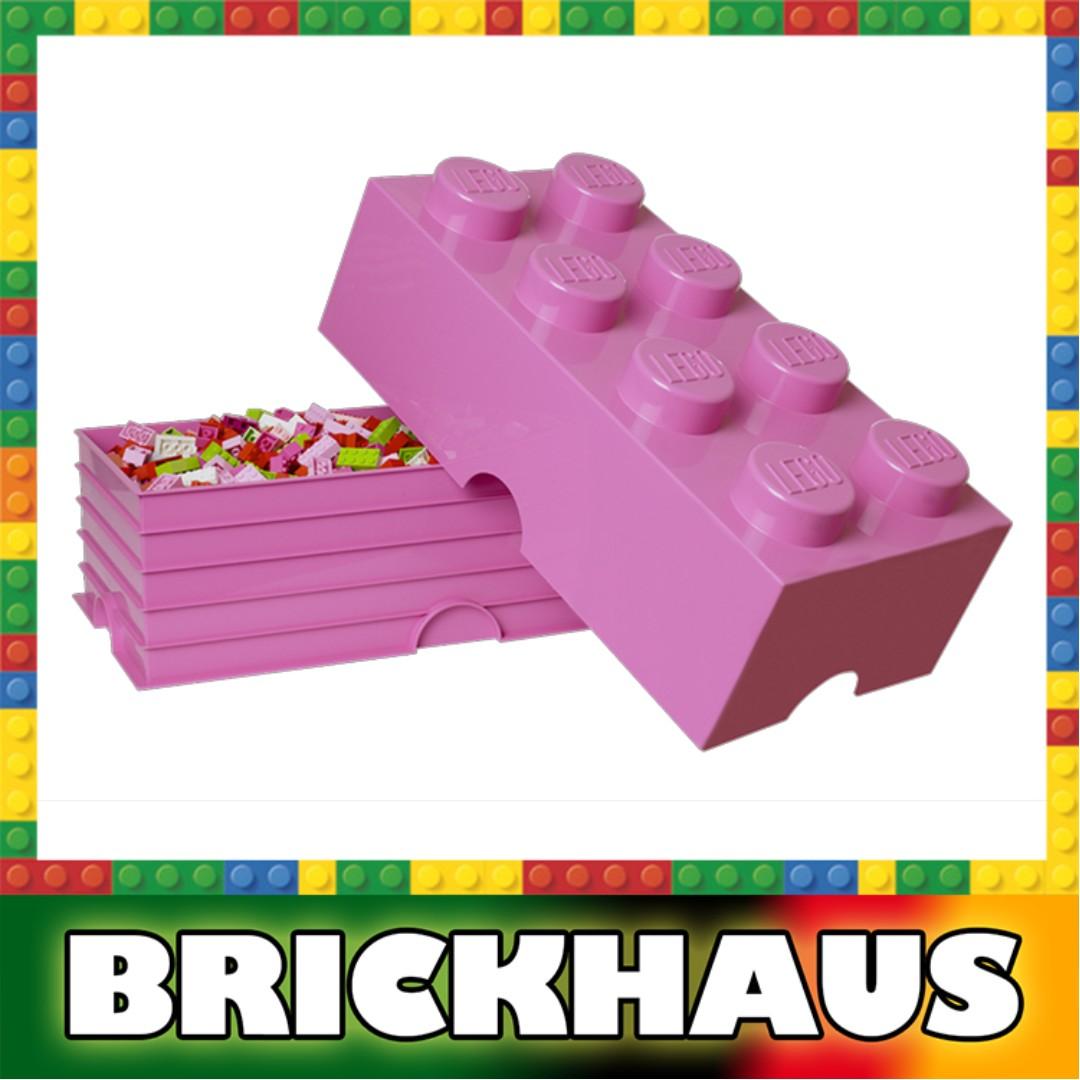 樂高LEGO 4004 紅色Red 方形儲物箱Storage Brick 8, 傢俬＆家居, 其他