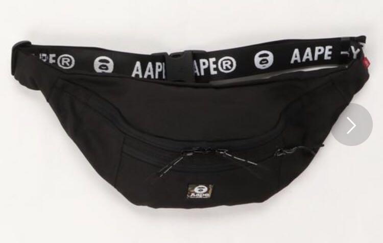Aape by a bathing ape nylon canvas waist bag