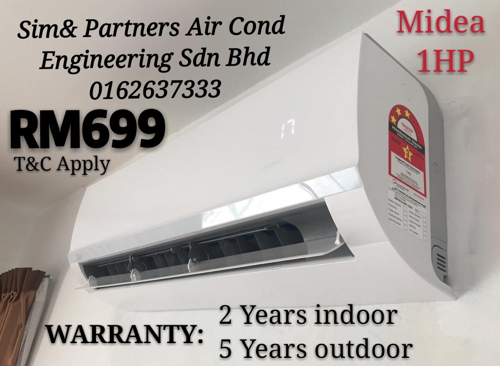 Air Cond Midea New 1hp Services Home Services Aircon Services On Carousell